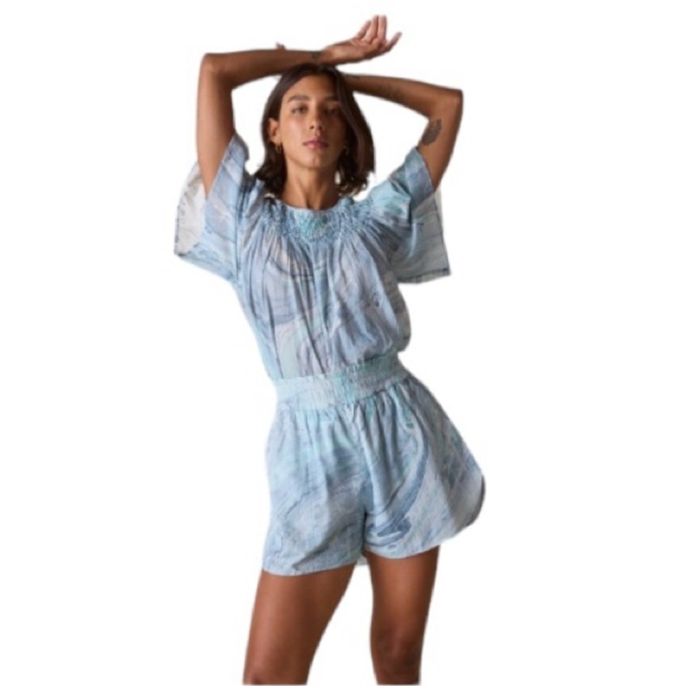 ST ROCHE Bird Shorts Women Size XS Color Blue NEW Luxury Brand Retails $175